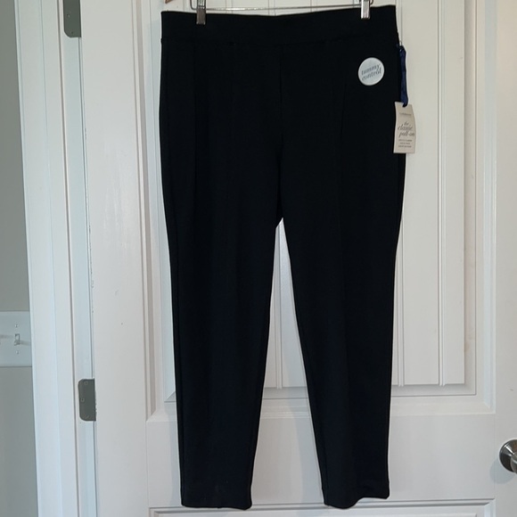 NWT Croft & barrow pull on Stretch Pants Size Large Short - Picture 7 of 11